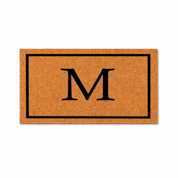 WoodByStu Doormat - Personalized Monogram Welcome Door Mat (18"x30")