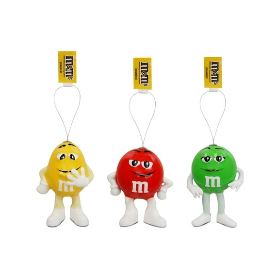 M&Ms Characters 3-pack Christmas Tree Ornament Set
