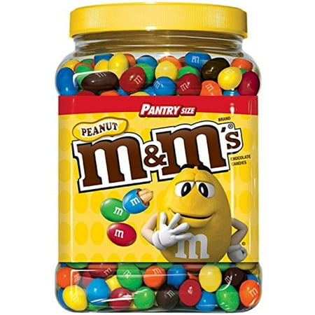 M&Ms Chocolate Candy Pantry, 3.87 Pound, Peanut, 124 Oz (Pack Of 2)