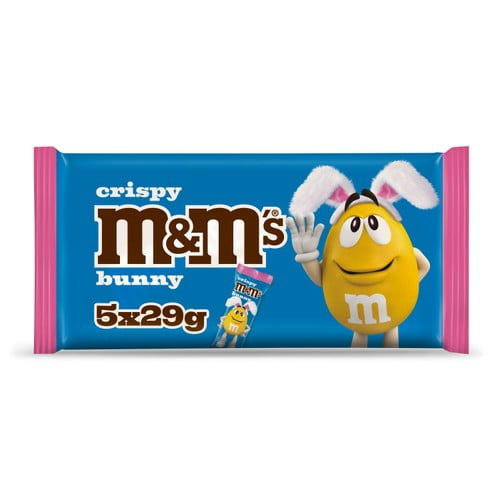M&Ms Crispy Bunny 5 's, British Import (Pack of 6)