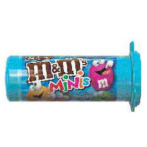 M&M's Holiday Minis Chocolate Christmas Candy 4 Pack Tube, 4.32 Oz