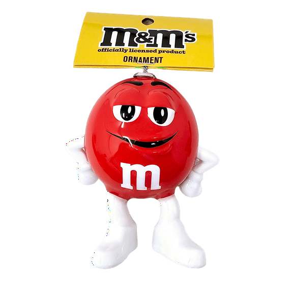 M&Ms Red Man Candy Collectible Christmas Ornament by Ruz