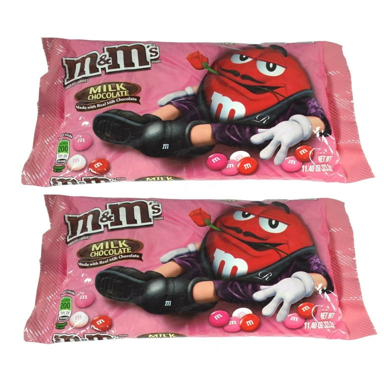 M&M’s Peanut Milk Chocolate Valentine’s Day Candy - 10 oz Bag
