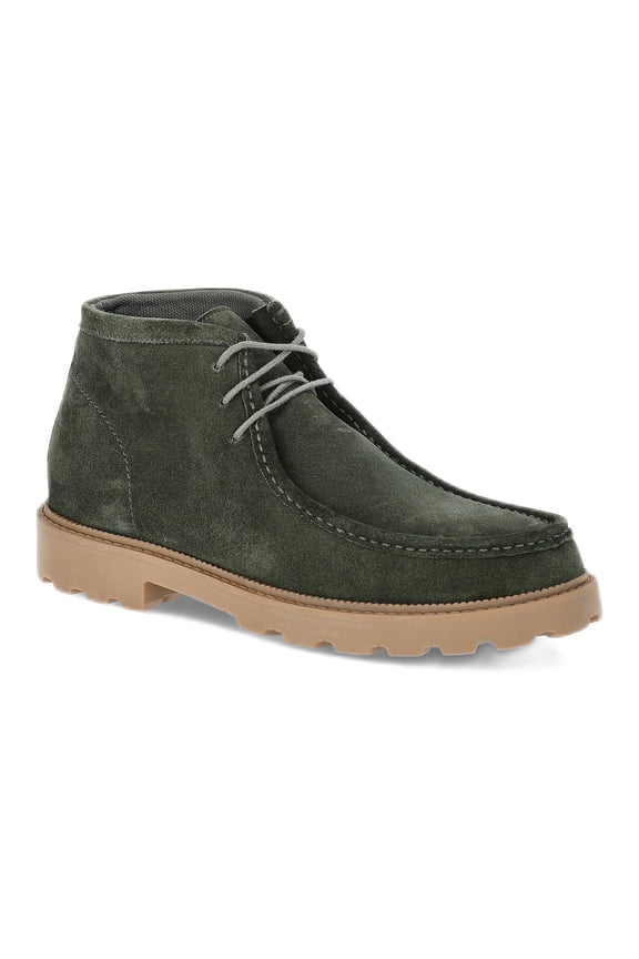 Men's Suede Mid-Top Derby Shoes