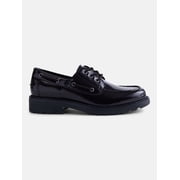 Men's Faux Leather Chunky Boater Shoes