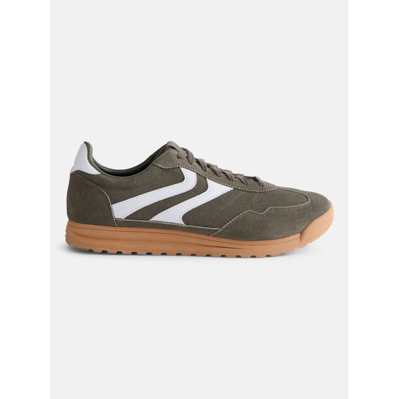 No Boundaries Men's Genuine Suede Slim Sneakers