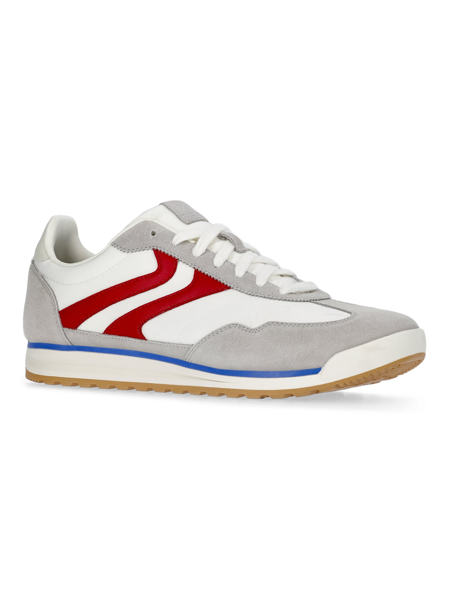 No Boundaries Men's Suede Slim Sneakers