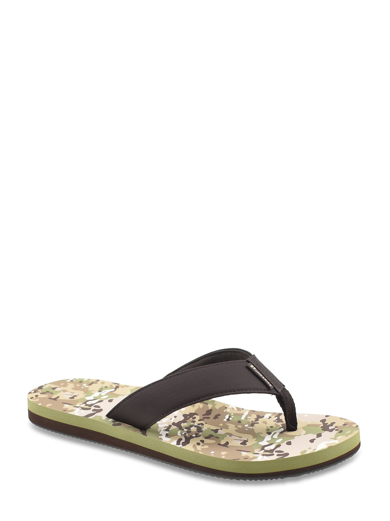 No Boundaries Men's Beach Flip Flop Sandals
