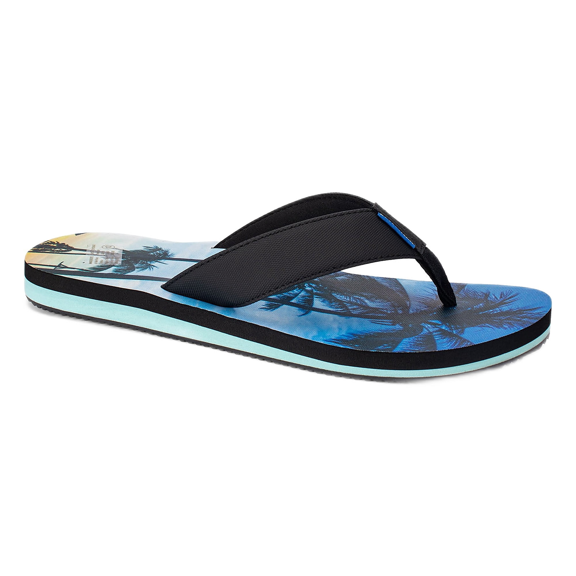 No Boundaries Men's Beach Flip Flop Sandals