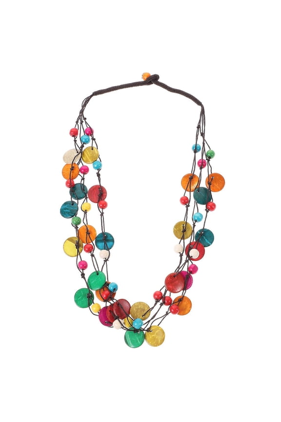 M Necklace Women Necklace Women Ethnic Necklace Multilayer Necklace Geometry Necklace African Bead Necklace