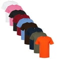 thumbnail image 1 of M&O - Gold Soft Touch Assorted Mix Color T-Shirts For Men,Bulk Tees-Pack of 9 |5.5 oz, Size- 5XL, 1 of 5