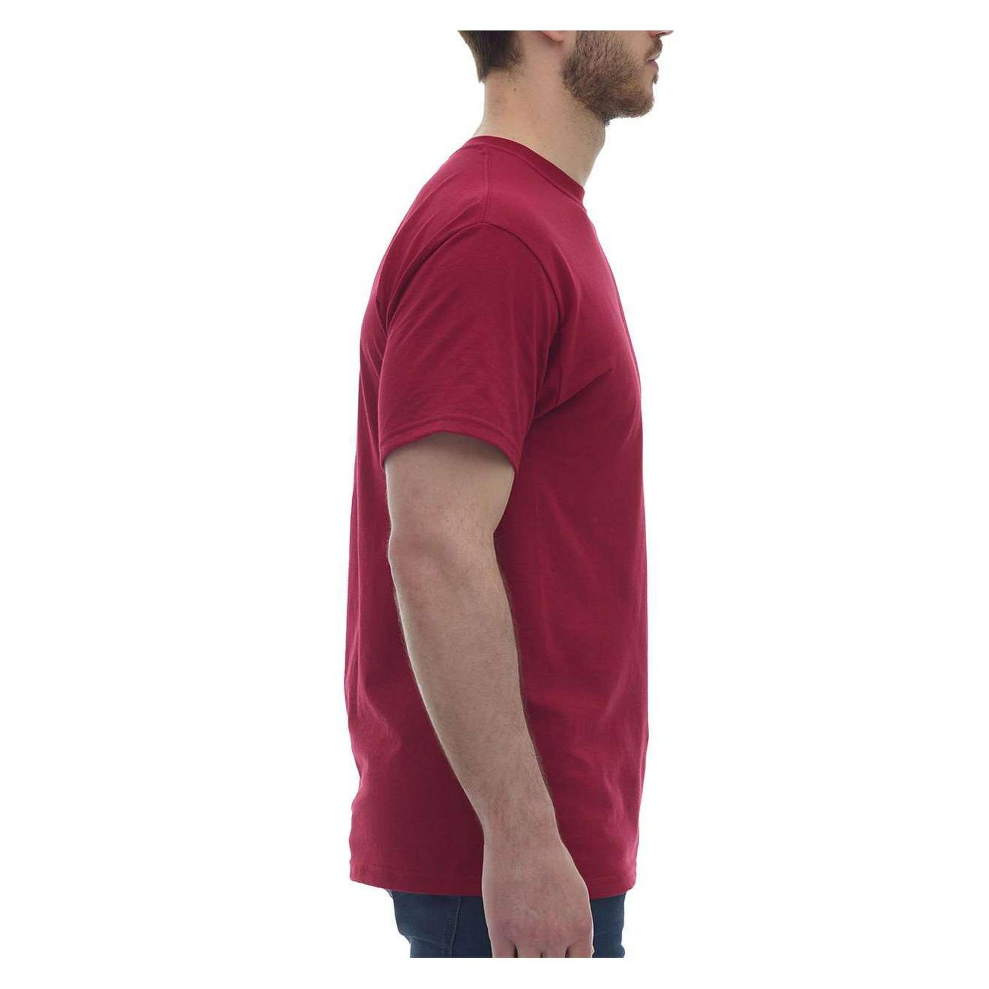 M&o 4800 - Gold Soft Touch T-Shirt - Cardinal Red S 