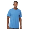 thumbnail image 1 of M&O Men's Gold Soft Touch Short Sleeve T-Shirt Cotton Jersey Tees (Heather Turquoise, L), 1 of 7