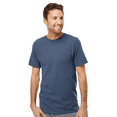 thumbnail image 1 of M&O Men’s Short Sleeve T-Shirt - Indigo Blue, Sizes S-4XL - Gold Soft Touch Crew Neck Tee, 1 of 5