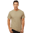 thumbnail image 1 of M&O Men’s Short Sleeve T-Shirt - Sand, Gold Soft Touch Crew Neck Tee, Solid Tee, XL, 1 of 5