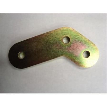 M.O.R.E. 9081Z Shackle Plates- 4.75 In.- C To C Boomerang Plate- Zinc- 0.5 In. Holes