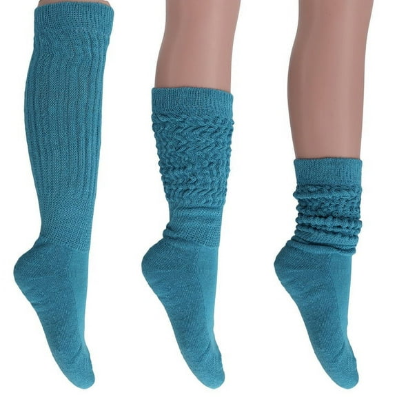 M.O.S Women's Slouch Socks Extra Heavy Long, Size 5–10, 1 Pair – Capri