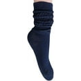 thumbnail image 1 of M.O.S Women's Slouch Socks Extra Heavy Long, Size 5–10, 1 Pair – Navy, 1 of 21
