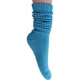 thumbnail image 1 of M.O.S Women's Slouch Socks Extra Heavy Long, Size 5–10, 1 Pair – Turquoise, 1 of 18