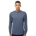 thumbnail image 1 of M&O Unisex Gold Soft Touch Long Sleeve T-Shirt Crewneck Tee Shirts (Heather Navy, S), 1 of 9