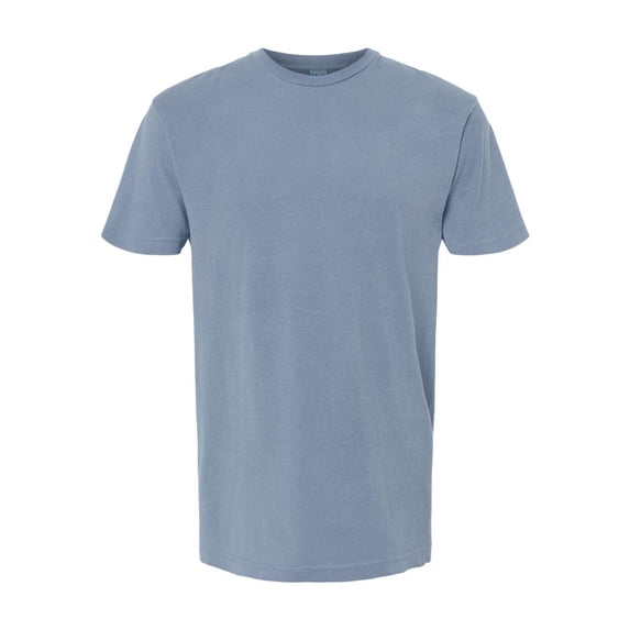 M&O - Unisex Vintage Garment-Dyed T-Shirt - 6500M - Blue Jean - Size: L