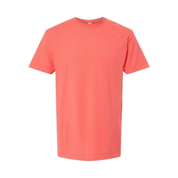 M&O - Unisex Vintage Garment-Dyed T-Shirt - 6500M - Bright Salmon - Size: XL