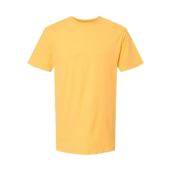M&O - Unisex Vintage Garment-Dyed T-Shirt - 6500M - Citrus - Size: S