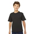 thumbnail image 1 of M&O Youth Gold Soft Touch T-Shirt Craft and DIY Short Sleeve Crewneck Tees (Black, S), 1 of 7