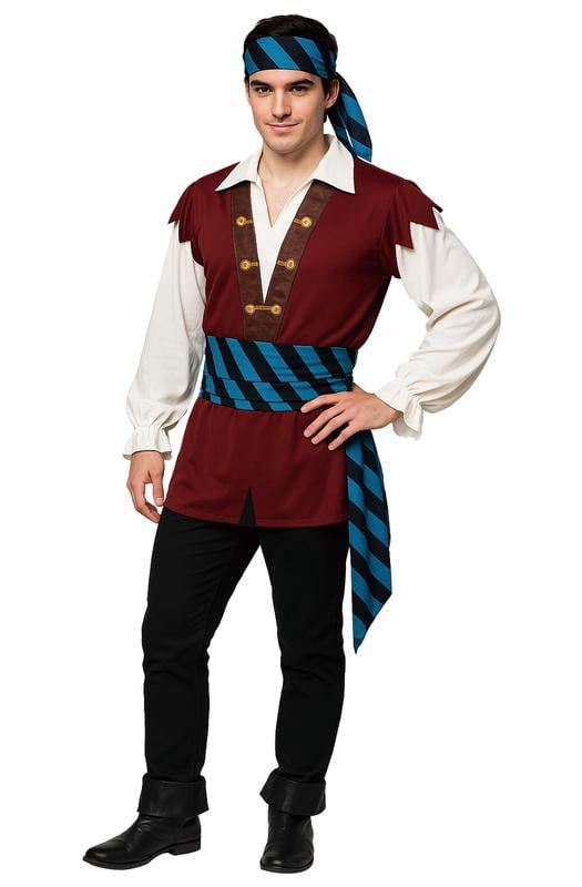 Pirate Captain Family Matching Costume for Adults, Mens, Medium (32/34), by Way to Celebrate