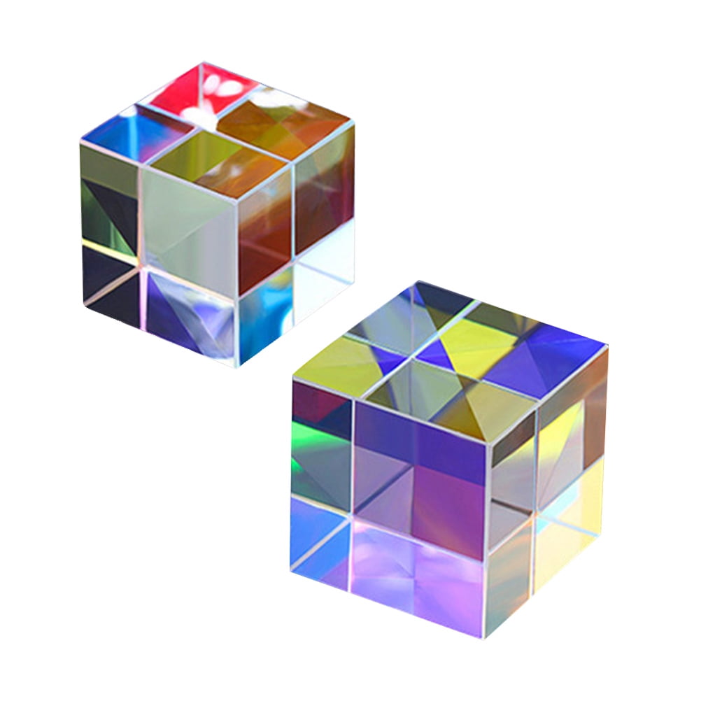 M Prism Physics Prisms Cube Prop Mirror Toys Photography Glass Pillar