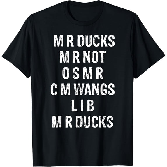 M R Ducks M R Not O S M R C M Wings Duck Lover Duck T-Shirt All Size S-5XL