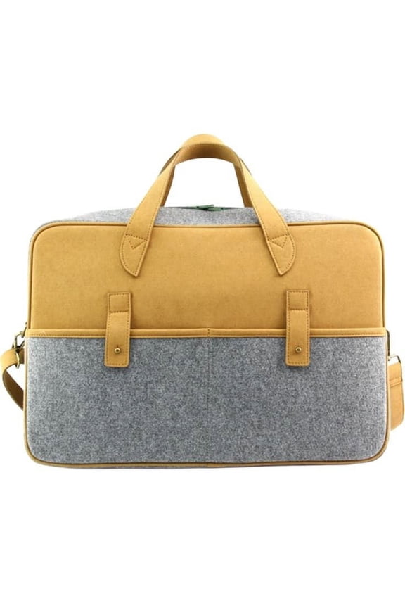 Men's Martin Briefcase 18'x6'x12', Grey, One Size