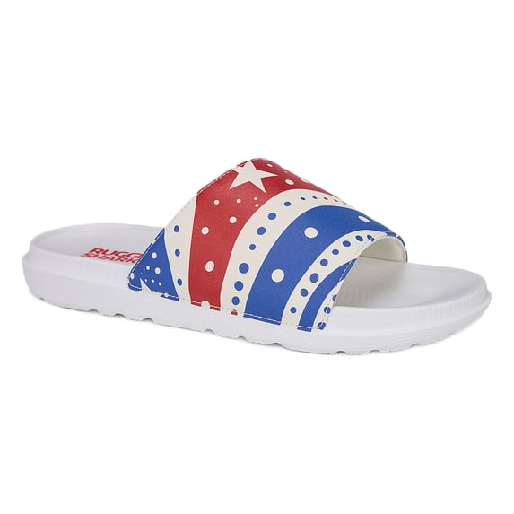 Rugged Shark Mens Americana Slide Sandals