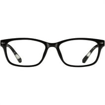 M+ Readers Adrian Black +1.50 Reading Glasses with Case