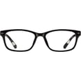 thumbnail image 1 of M+ Readers Adrian Black +2.50 Reading Glasses with Case, 1 of 5