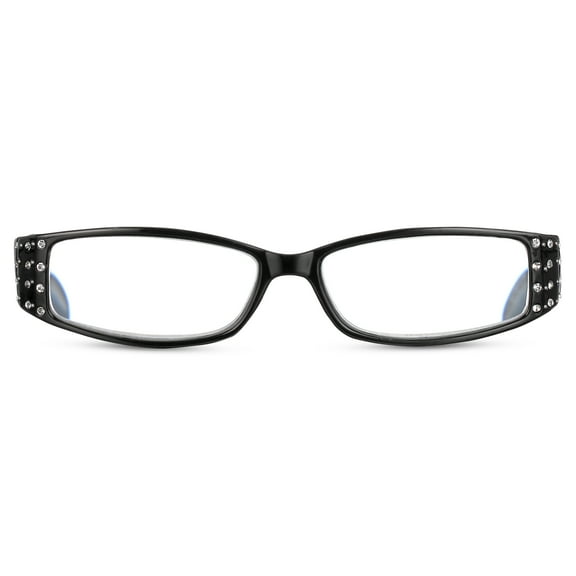 M Readers Erin +3.00 Reading Glasses, Black