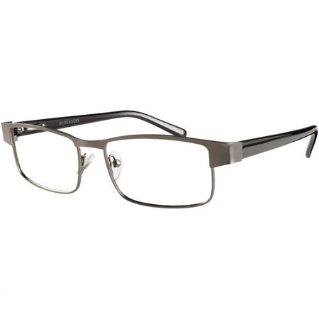 M+ Readers Henri Gun Metal +1.25 Blue Light Protection Scratch Resistant