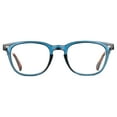 thumbnail image 1 of M Readers Innovation Daybreak Crystal Blue +2.50 Reading Glasses with Case, 1 of 5