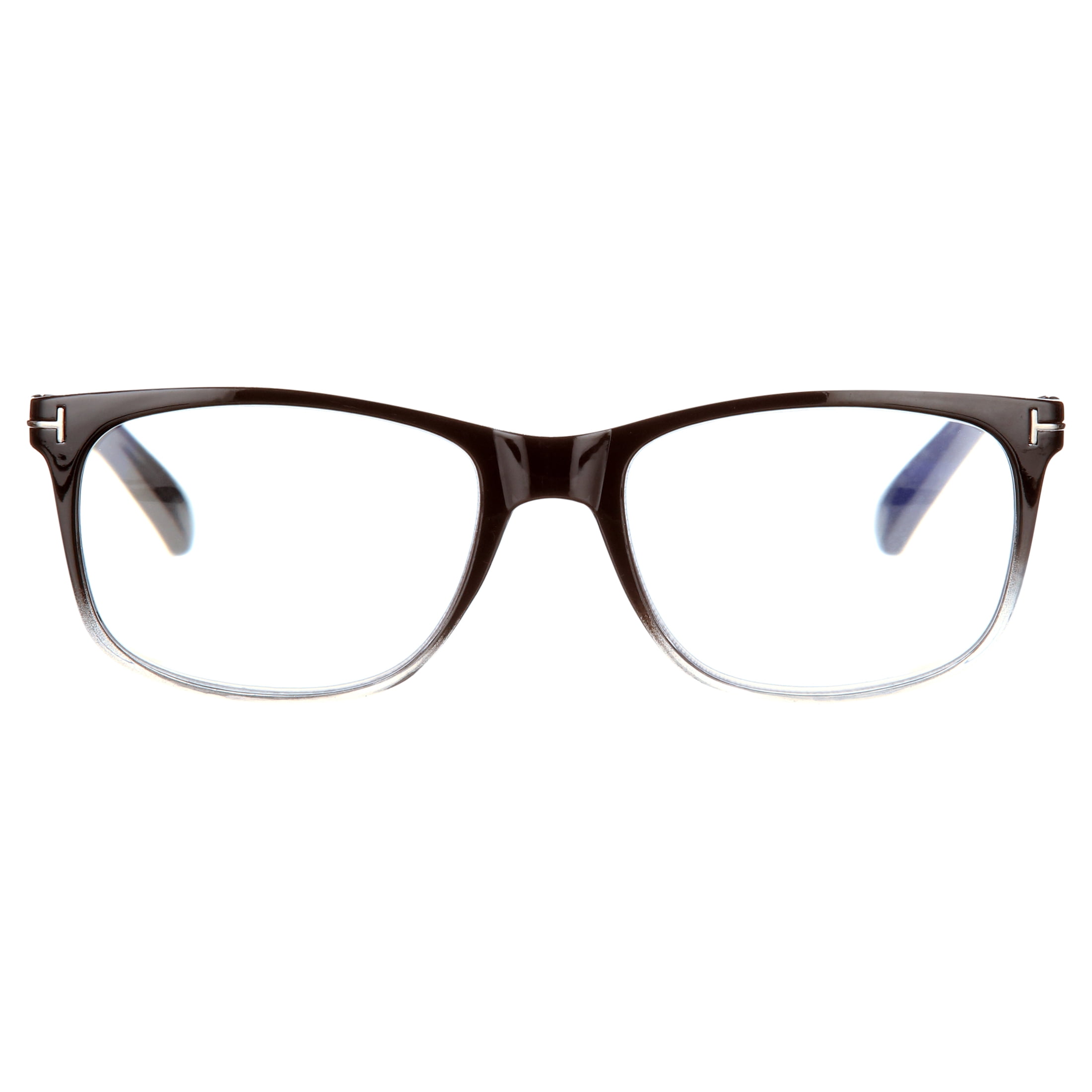 M+ Readers Vincent Black Blue Light Glasses +2.00 with Case