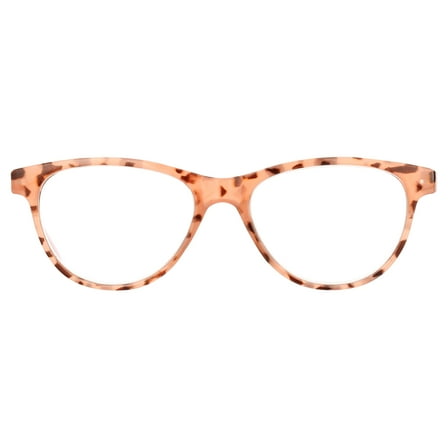 M  Womens Cateye Plastic Reading Glasses Blhtt 3.00 Jessie in Tortoise with Pink Temples