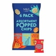 thumbnail image 1 of M&S Assorted Popped Potato Chips Multipack 6 x 20g, British Import (Pack of 3), 1 of 3