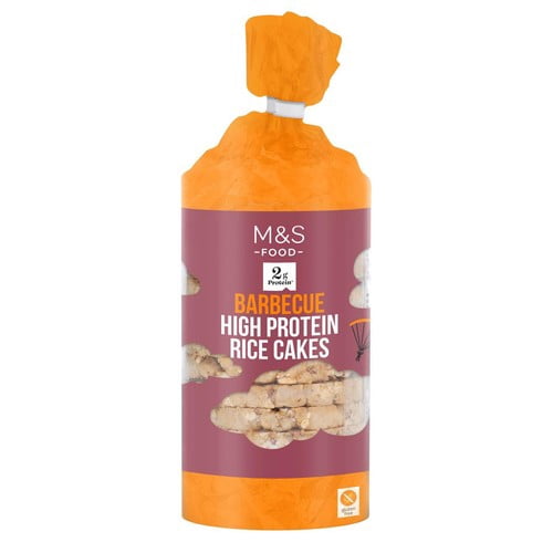 M&S Barbecue High Protein Rice Cakes 133g, British Import (Pack of 3)