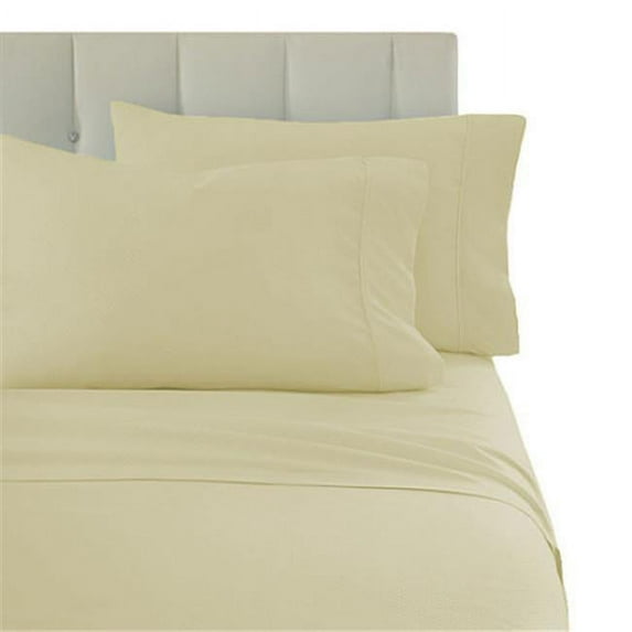 M&S Bargain Hunter DL-HDSLD-PRP-Q Premium Ultra-Soft Wrinkle Free Solid Bed Sheets, Purple - Queen