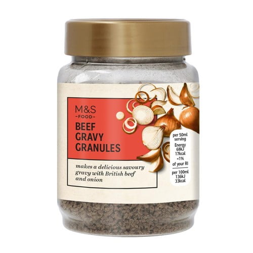 M&S Beef Gravy Granules 200g, British Import (Pack of 2)