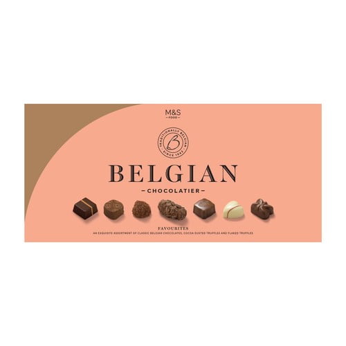 M&S Belgian Chocolate Favourites 575g, British Import (Pack of 2)
