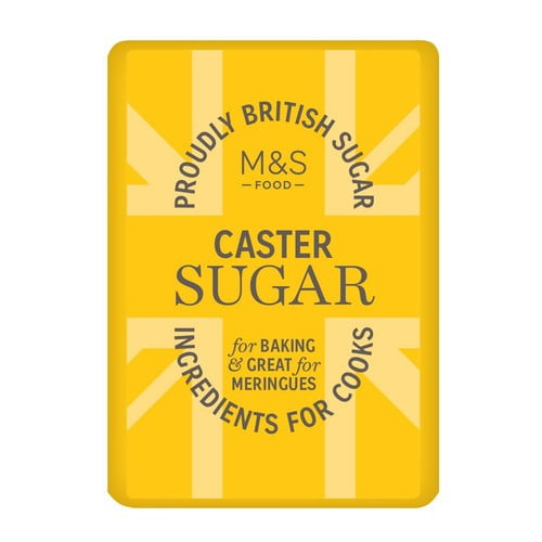 M&S British Caster Sugar 1kg, British Import (Pack of 2)