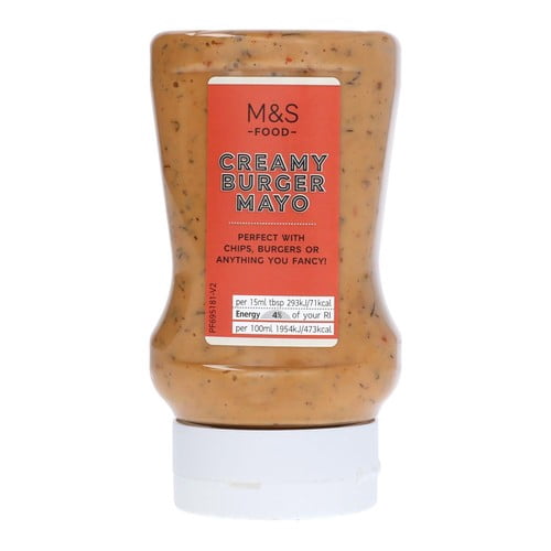 M&S Burger Mayonnaise 280ml, British Import (Pack of 2)