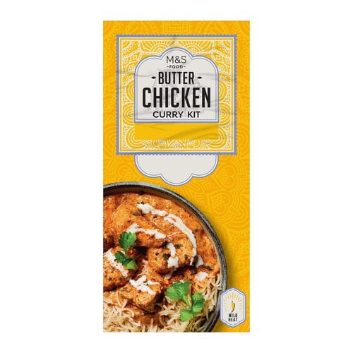 M&S Butter Chicken Curry Kit 225g, British Import (Pack of 2)
