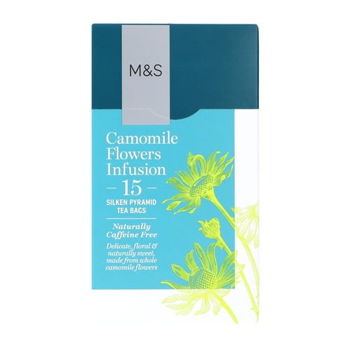 M&S Camomile Flower Infusion Tea Bags 15's, British Import (Pack of 3)