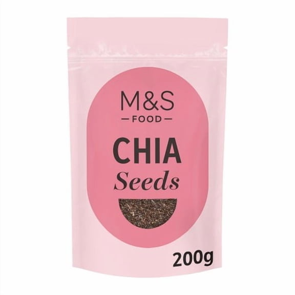 M&S Chia Seeds 200g, British Import (Pack of 3)